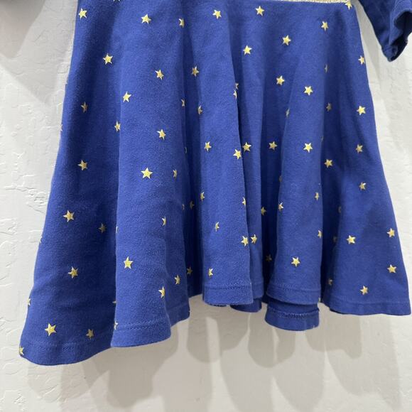 Mini Boden Blue & Gold Stars Dress - Picture 4 of 6